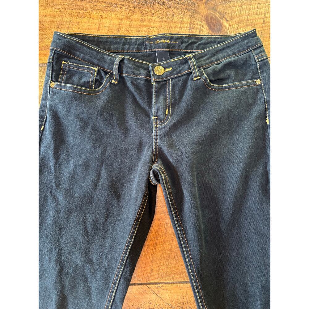 Womens SouthPole Black Denim Bootcut Vintage Y2K Style Jeans Size 9 - Picture 13 of 13